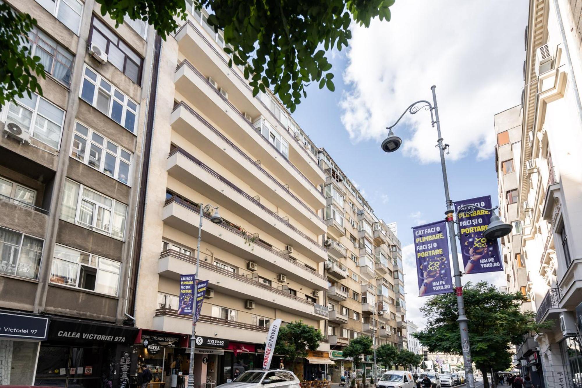 Sunset - Luxury Studio On Calea Victoriei ブカレスト エクステリア 写真
